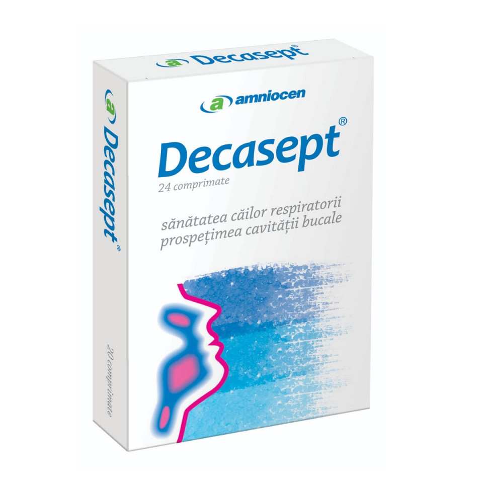 Decasept Amniocen 24 comprimate (Concentratie: 9.5 mg)
