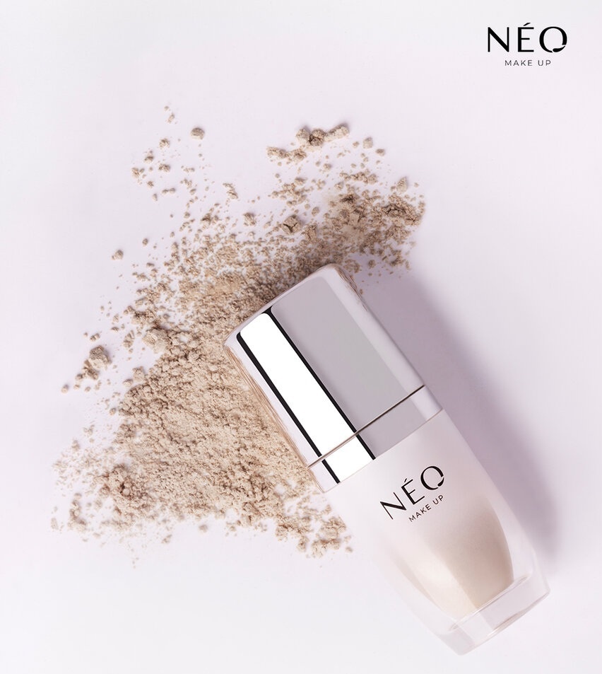 Hiris.ro Fard de pleoape pulbere satinat Intense Serum Loose Neo Make Up, 3 g (Culoare produse: 01 Milky Beige)