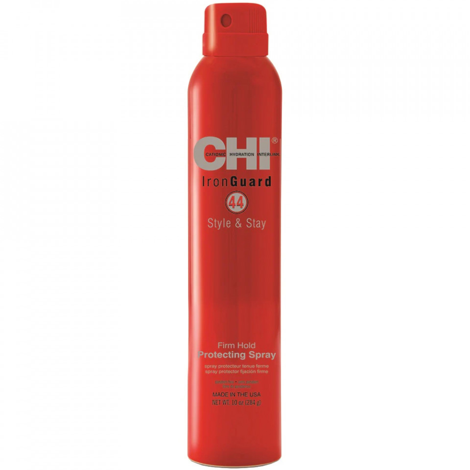 Fixativ CHI 44 Iron Guard Style & Stay Firm Hold, 284 ml (Concentratie: Spray Fixativ, Gramaj: 284 ml)