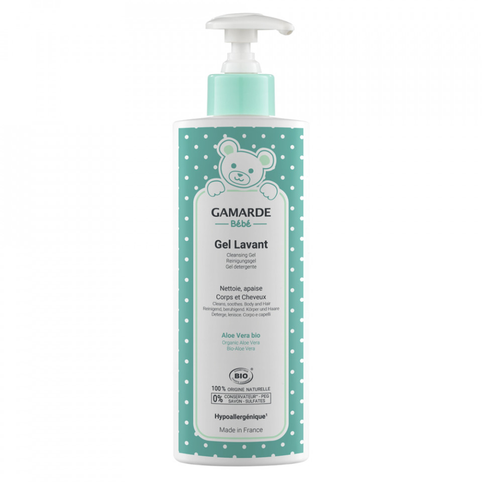 Gel de baie bio pentru bebelusi Gamarde (Concentratie: Gel de dus, Gramaj: 400 ml)