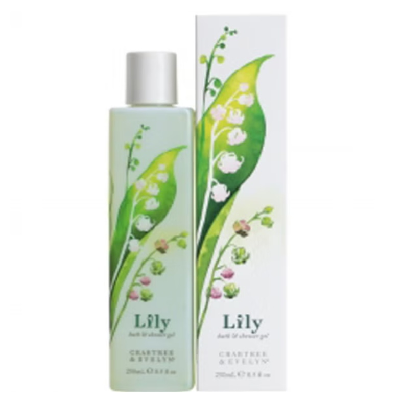Gel de dus pentru toate tipurile de piele Crabtree & Evelyn, Lily, 250 ml