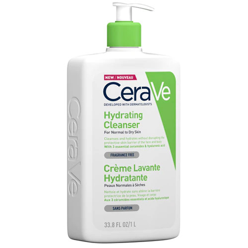 Gel de spalare hidratant Cerave pentru piele normal-uscata (Gramaj: 1000 ml, Concentratie: Gel de cu