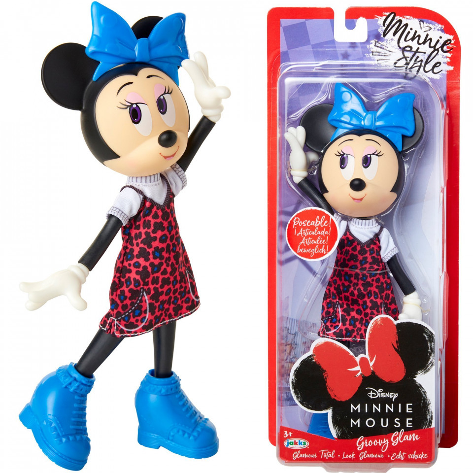 Papusa Disney - Minnie Mouse Groovy Glam, 24 cm (TIP PRODUS: Jucarii)