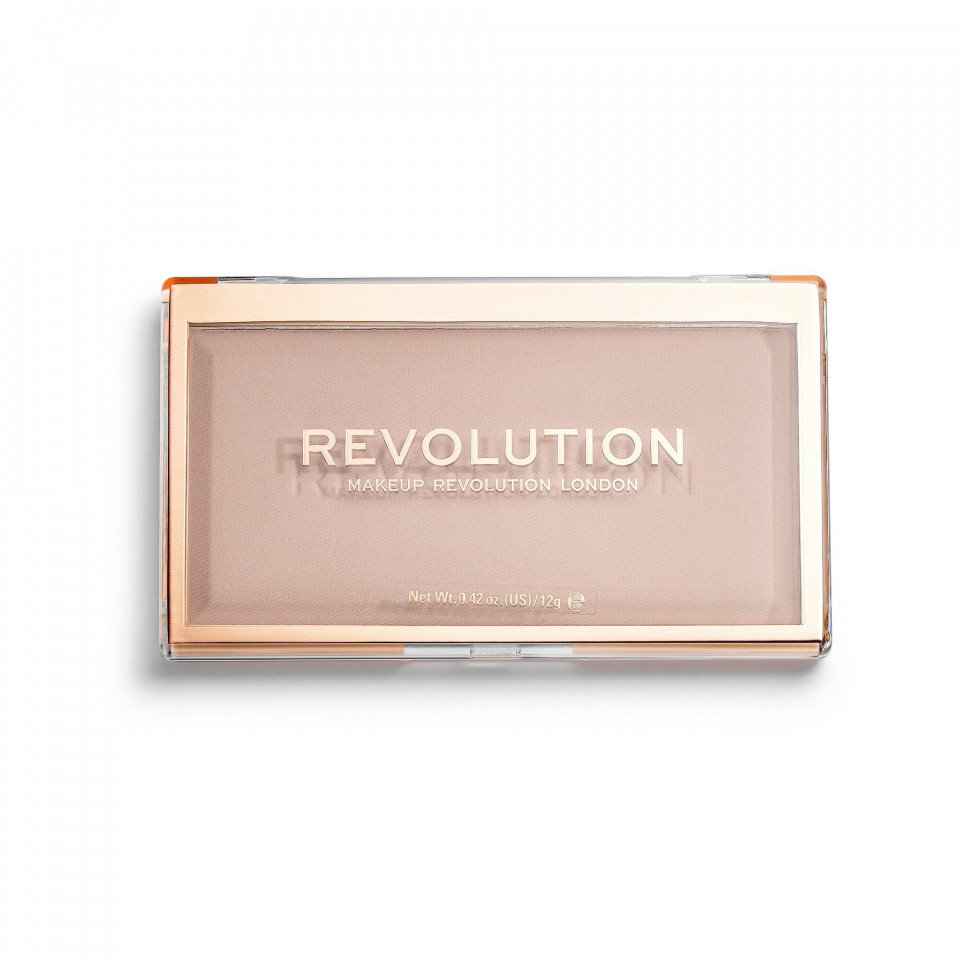 Pudra compacta matifianta Makeup Revolution (Concentratie: Pudra, Gramaj: 20 g, CULOARE: P4)