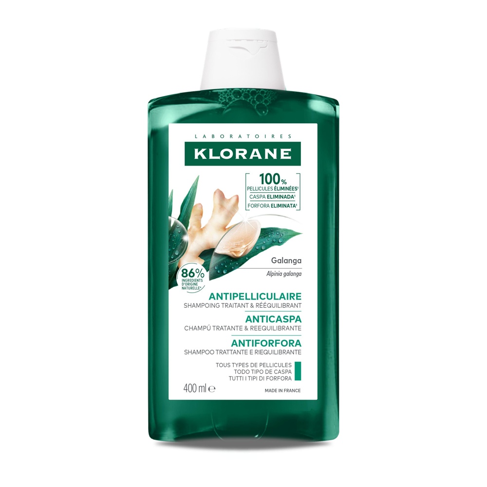 Sampon antimatreata cu galangal Klorane, 400 ml (Concentratie: Sampon, Gramaj: 400 ml)