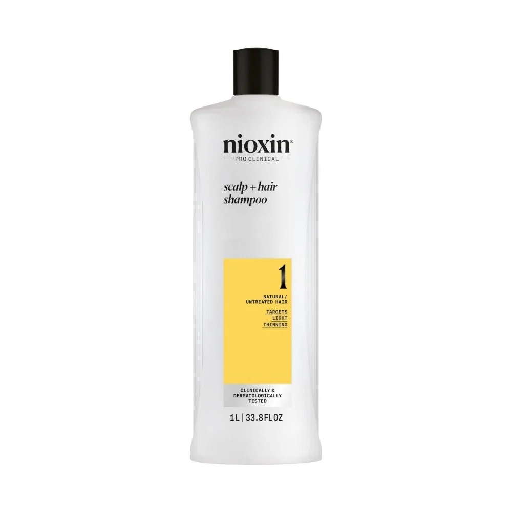 Sampon impotriva caderii parului Nioxin System 1 pentru par natural (Concentratie: Sampon, Gramaj: 1000 ml)