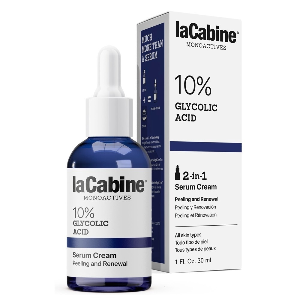 Ser-crema 10% Acid Glycolic Monoactives La Cabine, 30 ml