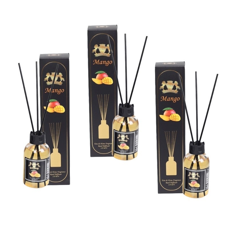 hol Set 3 Difuzoare de Camera cu Betisoare Golden Silva Mango, 3 x 110ml