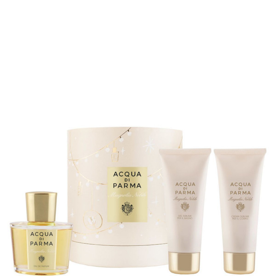 Set Cadou Acqua Di Parma Magnolia Nobile (Continut set: 100 ml Apa de Parfum + 75g Crema de corp + 75ml Gel de dus)