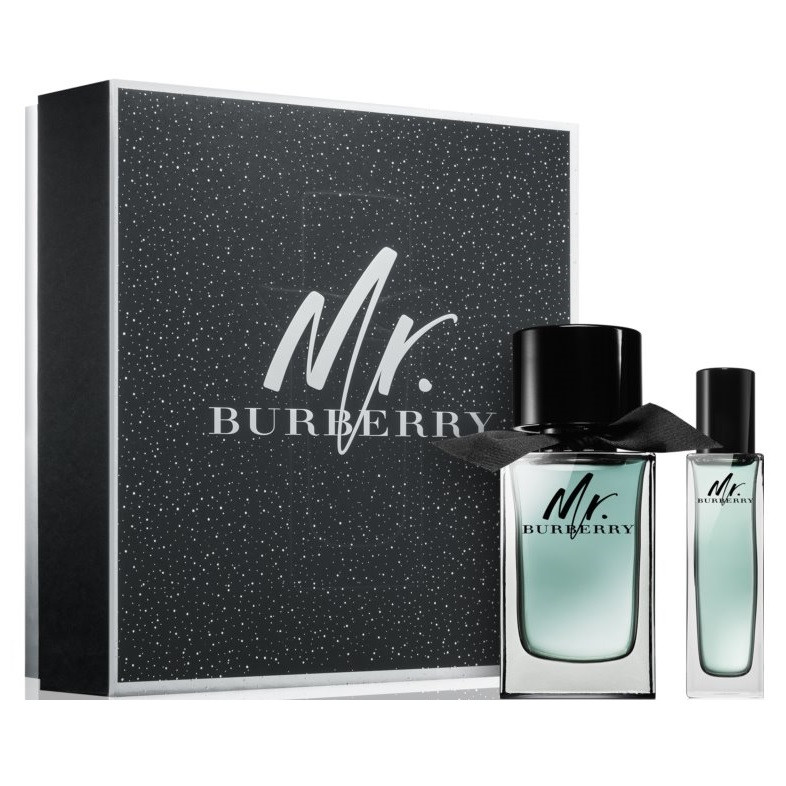 Set Cadou Burberry Mr. Burberry, Apa de Toaleta, Barbati (Continut set: 100 ml Apa de Toaleta + 30 ml Apa de Toaleta)