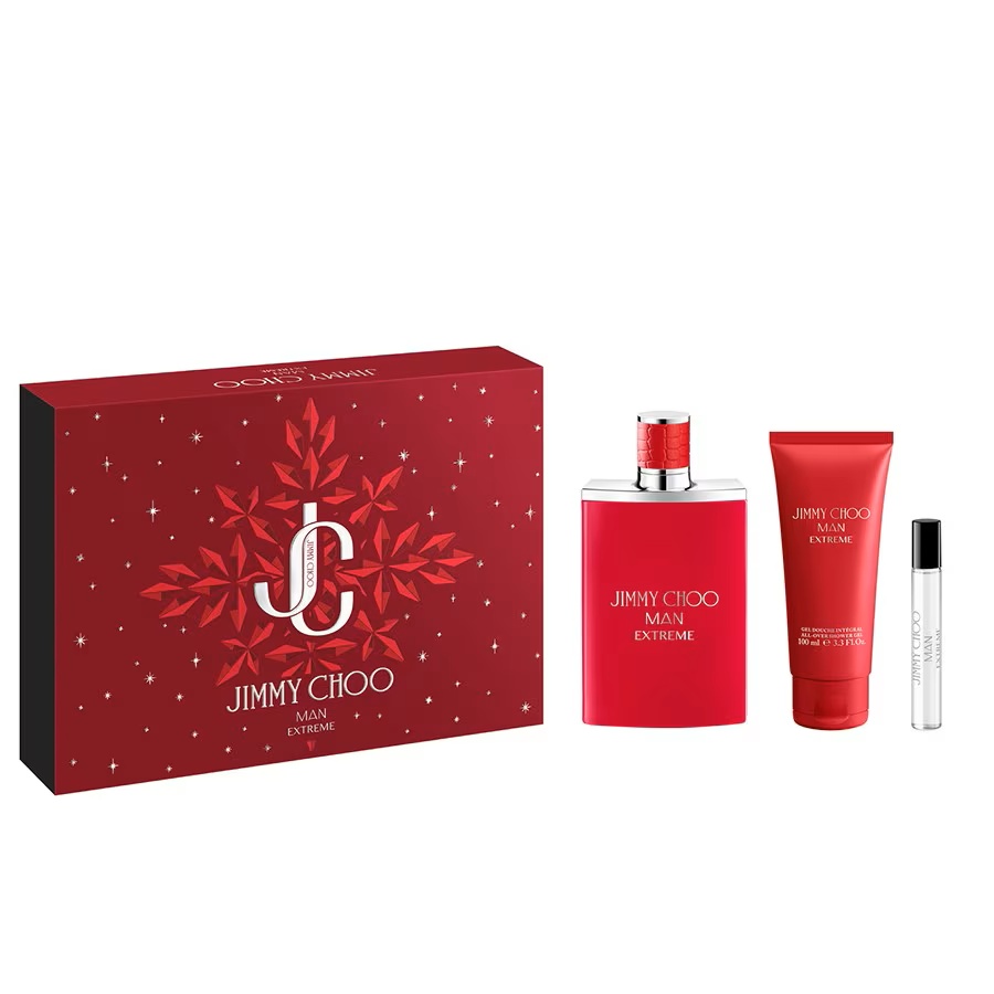 Set Cadou Jimmy Choo Man Extreme – Apa de Parfum 100 ml + 7,5 ml si Gel de Dus 100 ml