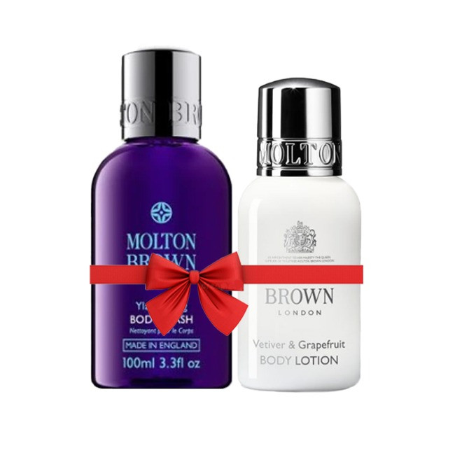 Set Cadou Molton Brown Gel de dus Relaxing Ylang-Ylang 100 ml + Lotiune de corp Vetiver & Grapefruit 50 ml