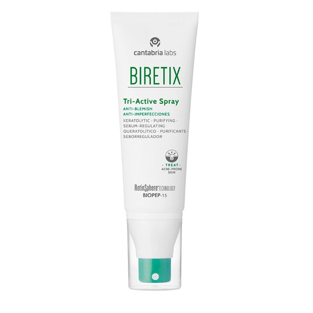 Spray pentru acnee corporala Biretix Tri-Active Cantabria Labs, 100 ml