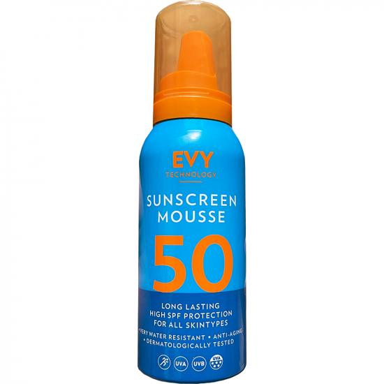 Spuma de fata si corp Unisex Evy Technology SPF 50, 100 ml (Concentratie: Protectie solara, Gramaj: 