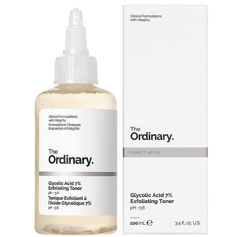 Toner exfoliant cu Acid Glycolic 7% The Ordinary, 240 ml