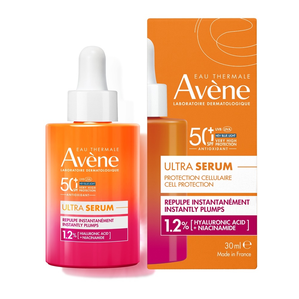 Ultra Serum cu efect imediat de reumplere al pielii SPF 50+ Avene, 30 ml