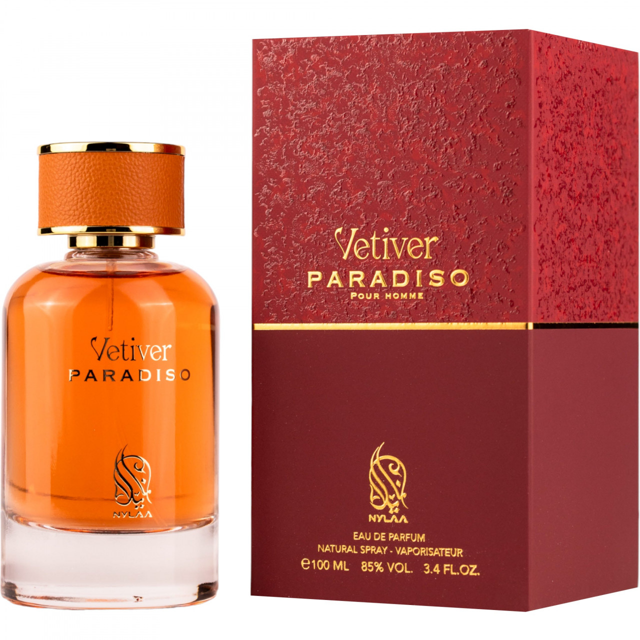 Vetiver Paradiso Nylaa, Apa de Parfum, Barbati, 100 ml (Gramaj: 100 ml)