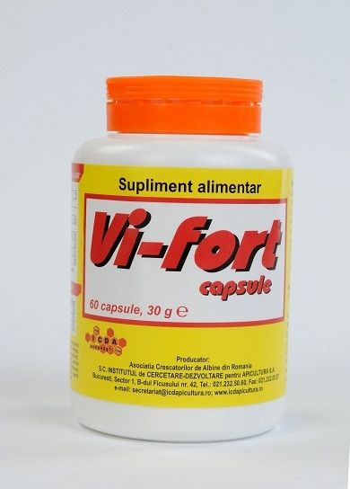 Vi-Fort Institutul Apicol (Ambalaj: 60 capsule)