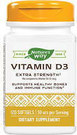 Vitamina D3 2000 UI SECOM Natures Way (Ambalaj: 120 capsule moi)