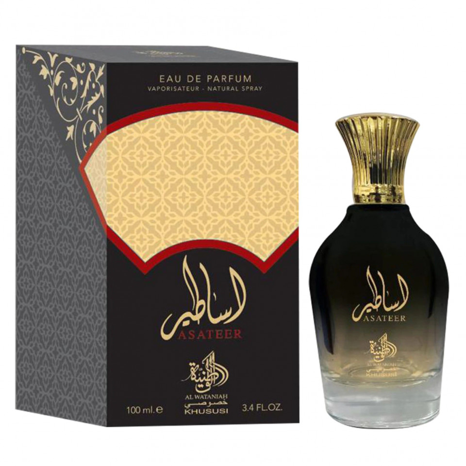 Al Wataniah Asateer Apa de Parfum, Unisex, 100ml (Concentratie: Apa de Parfum, Gramaj: 100 ml)