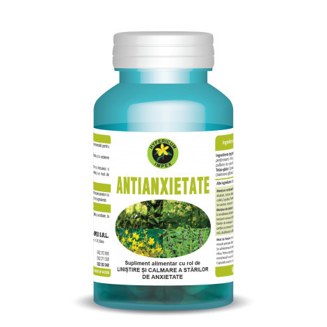 Anti-anxietate Hypericum, 60 capsule (Ambalaj: 60 capsule)