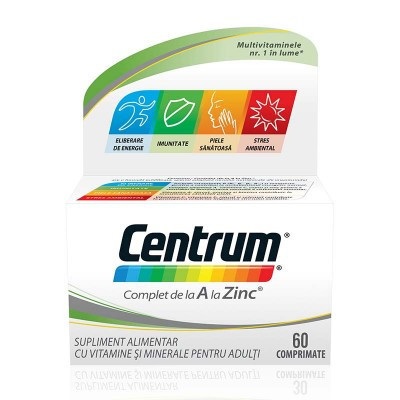 Centrum de la A la Zinc, Gsk (Gramaj: 30 comprimate)