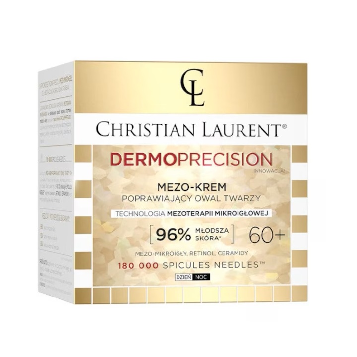 Crema pentru reducerea ridurilor adanci, Christian Laurent Dermoprecision Meso-Cream, 50+, 50 ml