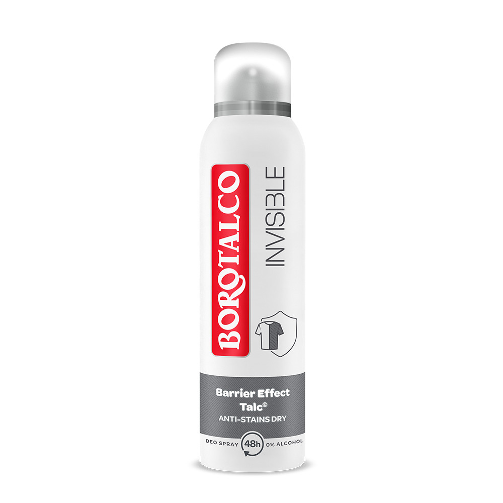 Deodorant Spray Borotalco Invisible Dry (Concentratie: Deo Spray, Gramaj: 150 ml)