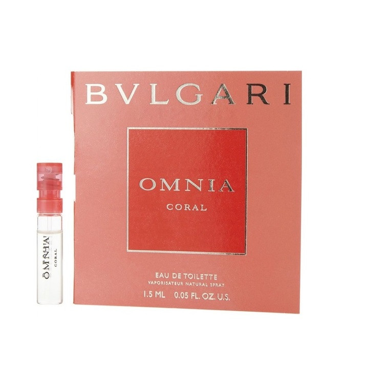 Esantion Bvlgari Omnia Coral, Femei, Apa de Toaleta, 1.5 ml