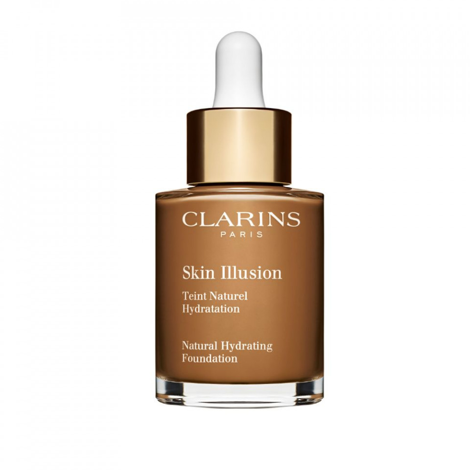 Fond de ten Clarins Skin Illusion Spf15, 30 ml (Gramaj: 30 ml, Nuanta fond de ten: 118.5 Chocolate N