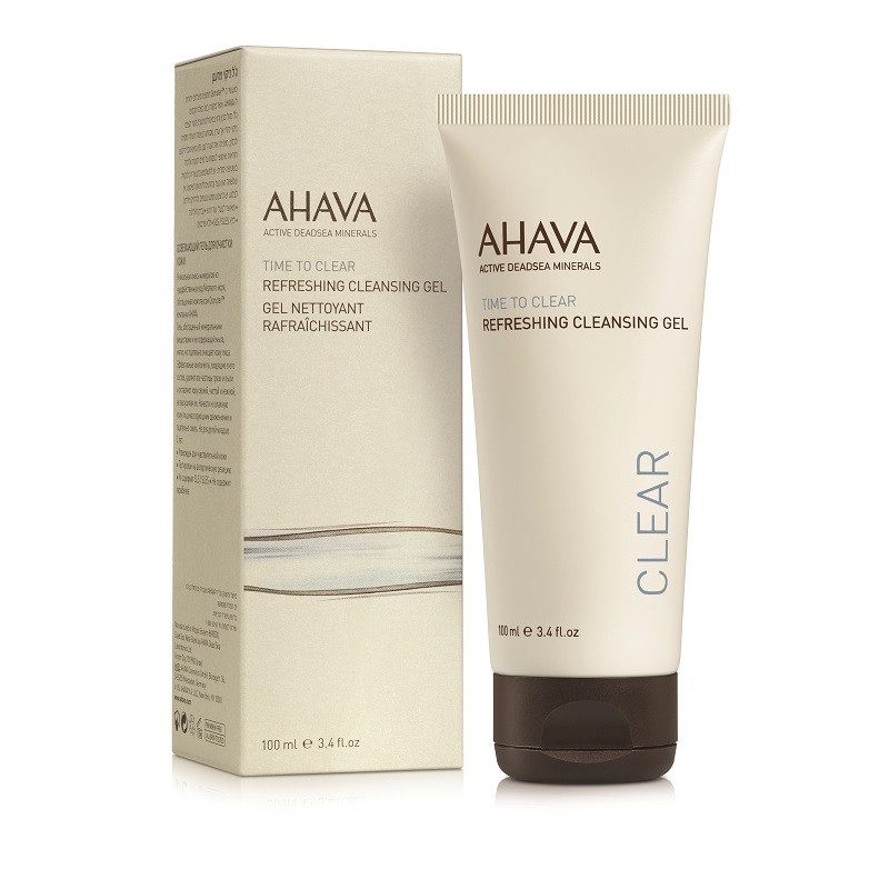 Gel revigorant de curatare a tenului Time to Clear, Ahava (Gramaj: 100 ml, Concentratie: Gel de cura