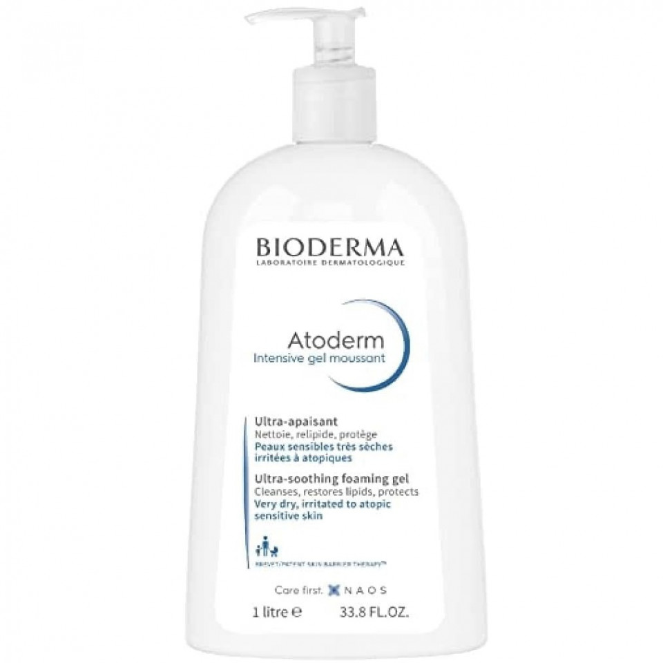 Gel spumant Atoderm Intensive Bioderma (Gramaj: 200 ml, Concentratie: Gel de curatare)