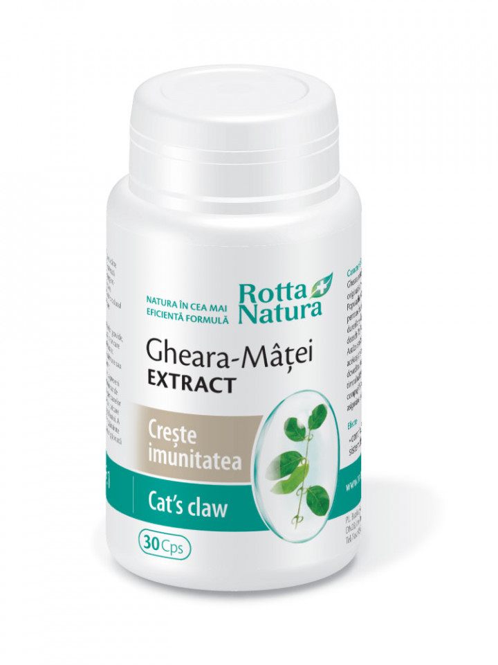 Gheara-Matei, 30 capsule, Rotta Natura (Ambalaj: 30 capsule)