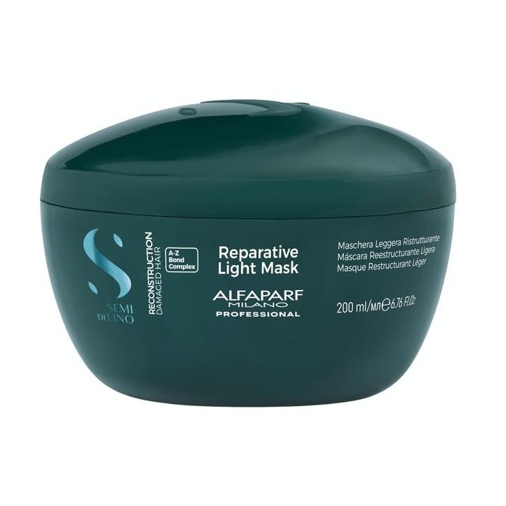 Masca de par pentru par deteriorat Alfaparf Milano Semi Di Lino Reconstruction (Concentratie: Masca, Gramaj: 200 ml)