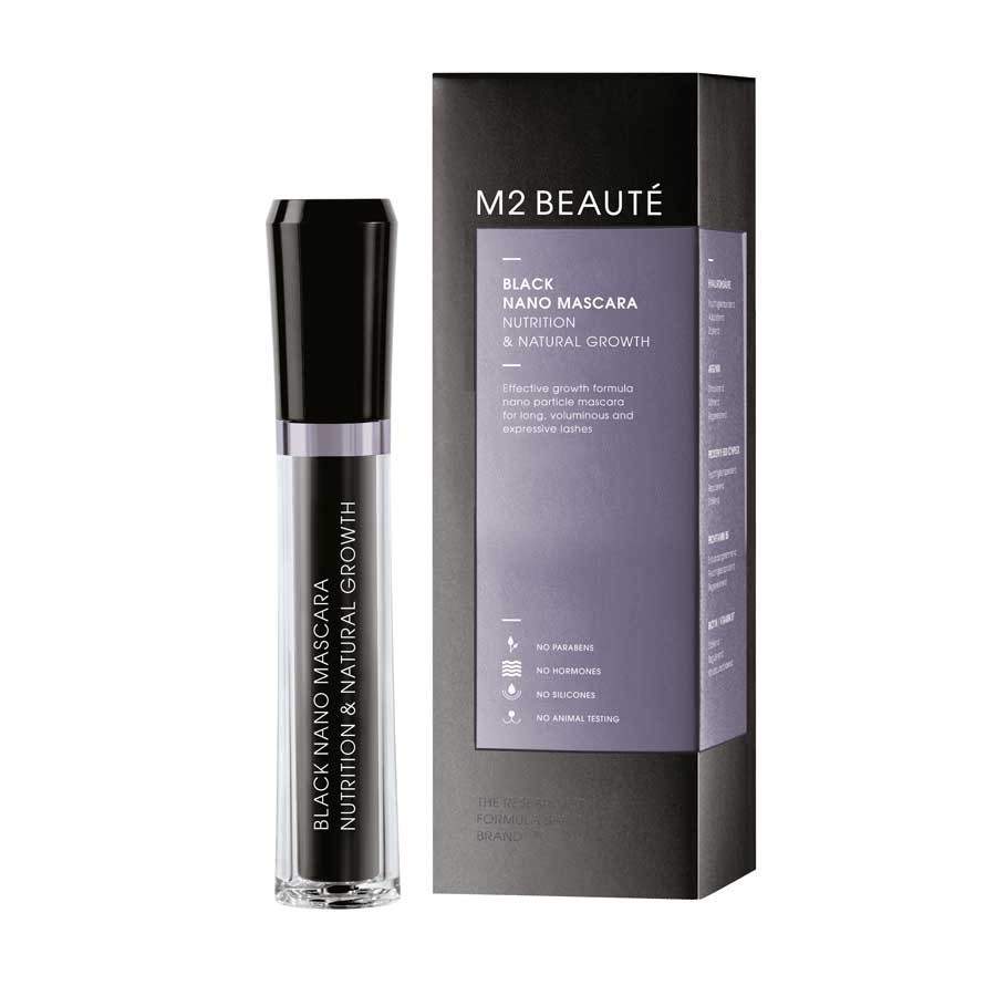 Mascara M2 Beaute Black Nano Nutrition & Natural Growth, 6 ml (Concentratie: Mascara / Rimel, CULOAR