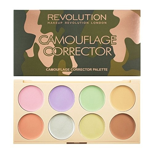 Paleta Makeup Revolution Camouflage Corrector (Concentratie: Corector, Gramaj: 13 g)