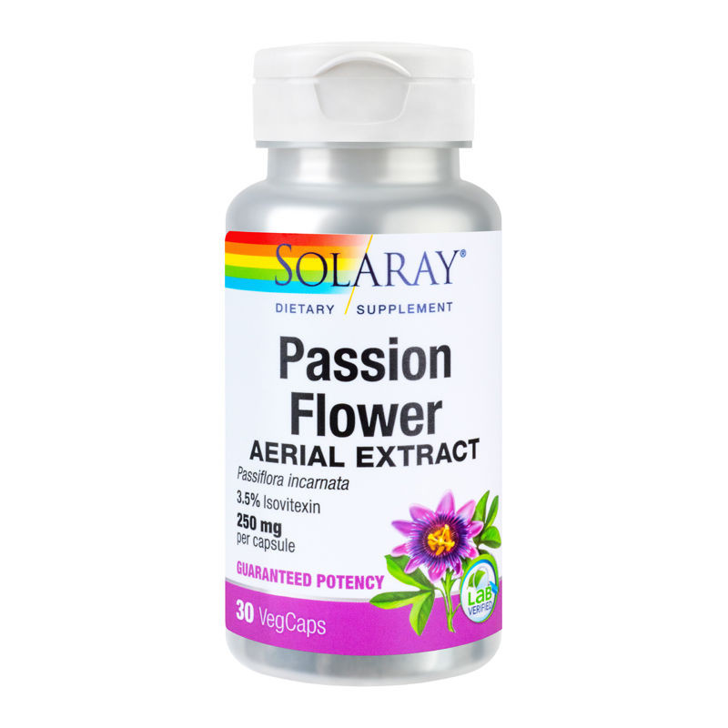 Passion Flower (floarea-pasiunii) SECOM Solaray 30 capsule