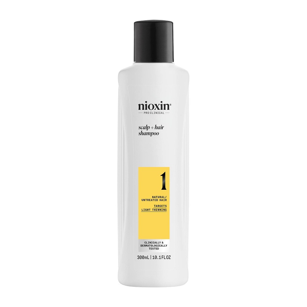 Sampon impotriva caderii parului Nioxin System 1 pentru par natural (Concentratie: Sampon, Gramaj: 300 ml)