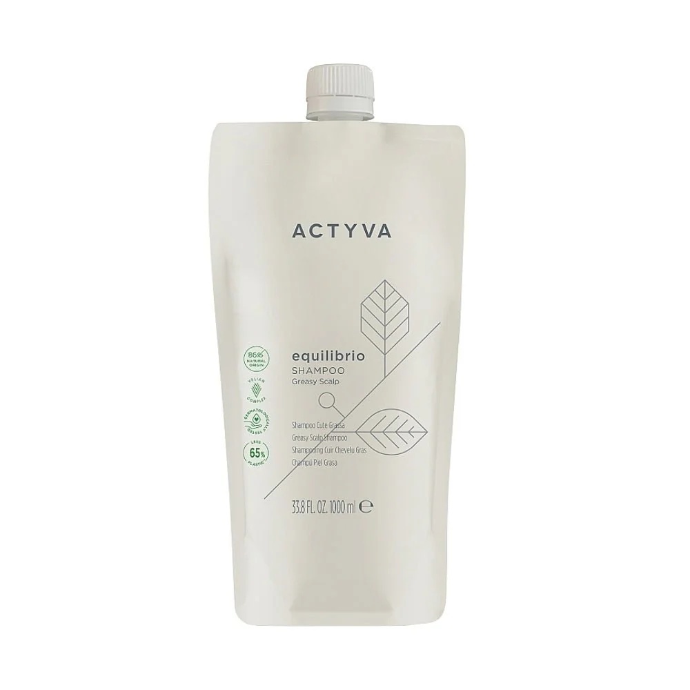 Sampon pentru echilibrare scalp Kemon Actyva Equilibrio (Concentratie: Sampon, Gramaj: 1000 ml Refill)