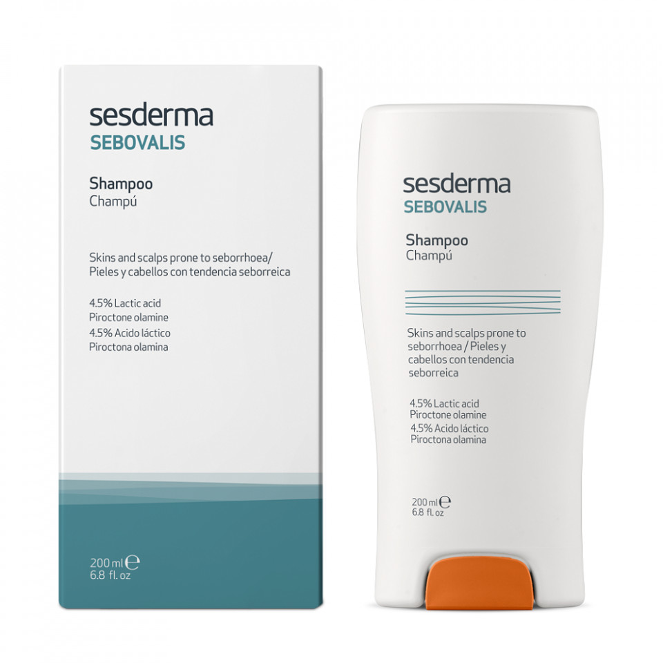 Sampon-tratament pentru par cu tendinta seboreica Sesderma Sebovalis, 200 ml (Concentratie: Sampon, Gramaj: 200 ml)