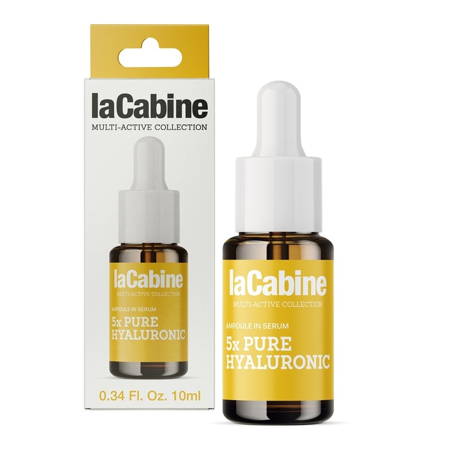 Ser cu 5 Tipuri de Acid Hialuronic și Ceramide Multi-active, La Cabine, 10 ml