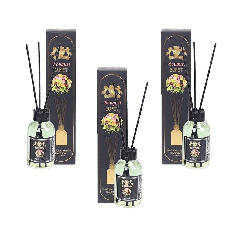 golden mirror Set 3 Difuzoare de Camera cu Betisoare Golden Silva Bouquet, 3 x 110ml