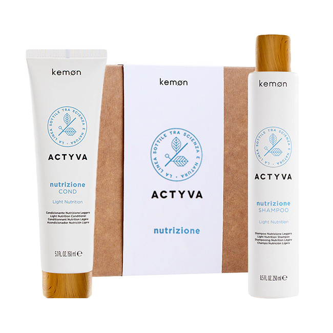 Set de hidratare Kemon Actyva Nutrizione, Sampon 250 ml + Balsam 150 ml