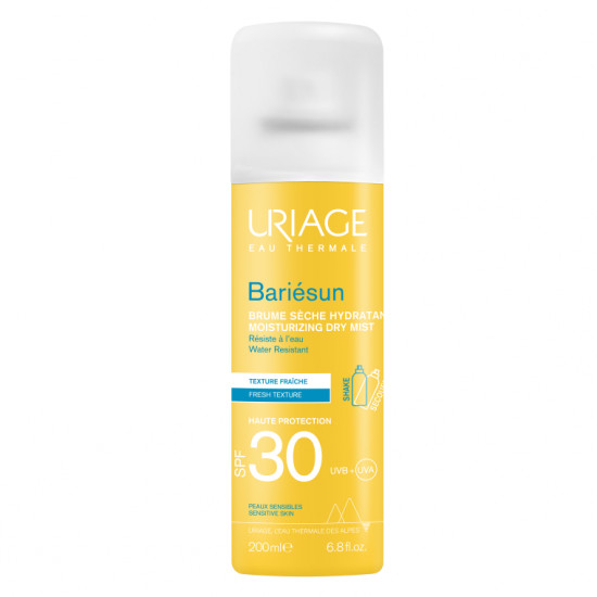 Spray uscat pentru protectie solara cu SPF 30 Bariesun, 200 ml, Uriage