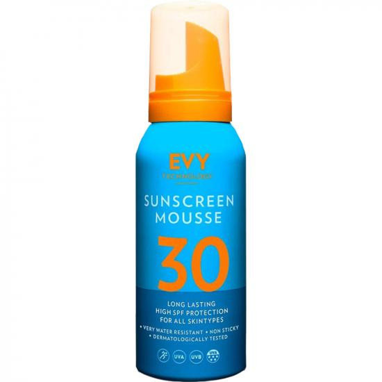 Spuma de fata si corp Unisex Evy Technology SPF 30 (Concentratie: Protectie solara, Gramaj: 150 ml)