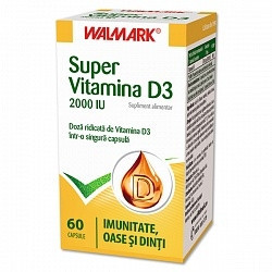 Super Vitamina D3 2000IU Walmark 60 capsule (Ambalaj: 60 capsule)