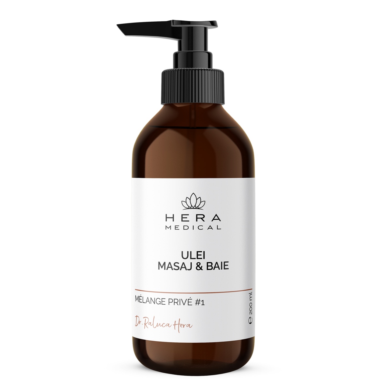 Ulei de masaj si baie BODY & MASSAGE OIL | MÉLANGE PRIVÉ #1, Hera Medical (Gramaj: 200 ml)