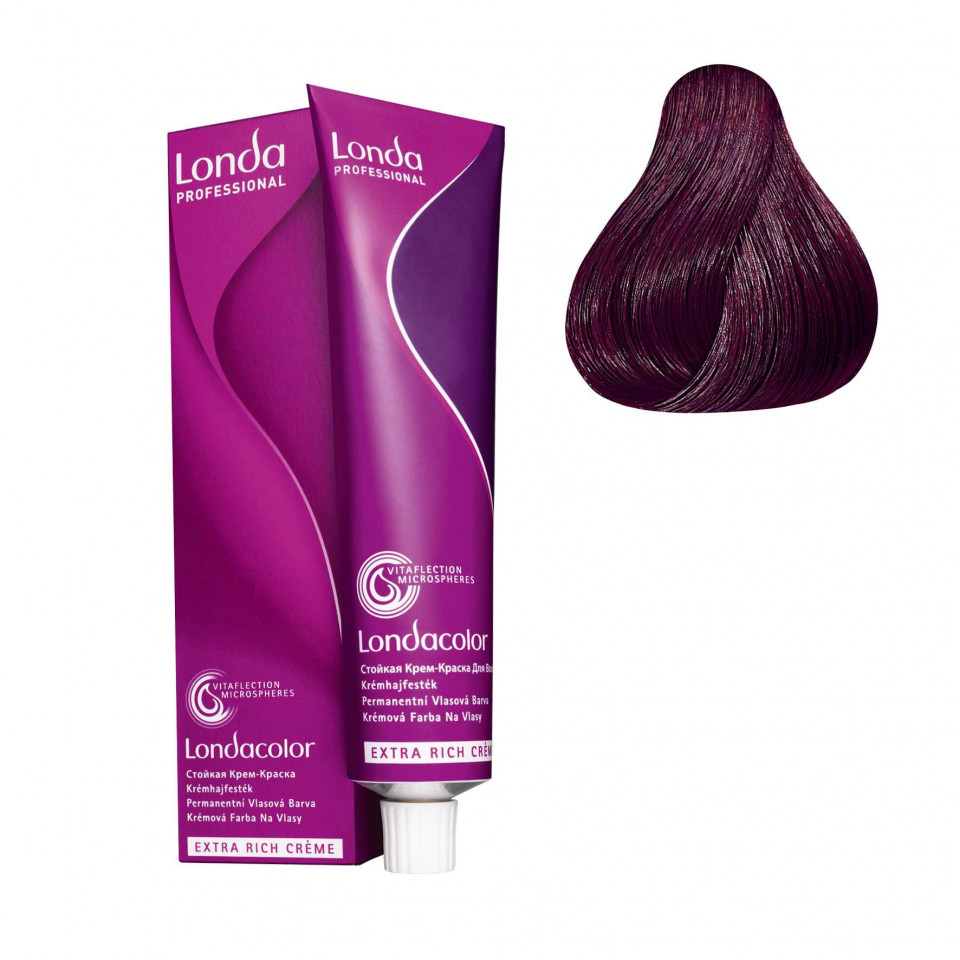 Vopsea de par pemanenta Londa Professional Londacolor 4/65, 60 ml