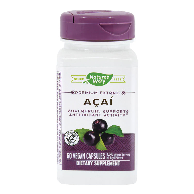 Acai SE 520mg Nature\'s Way, 60 capsule, Secom (Concentratie: 60 capsule)