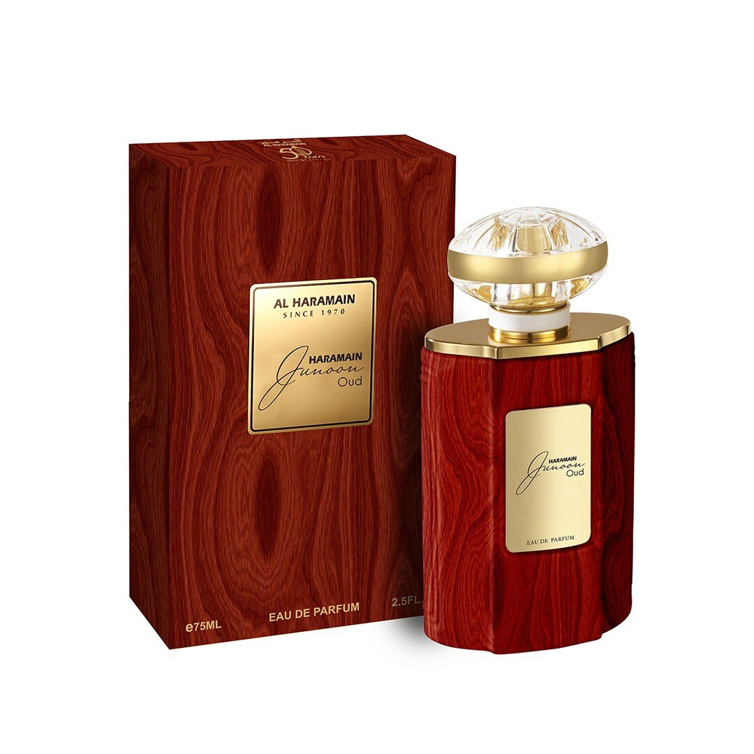 Al Haramain Junoon Oud, Apa de Parfum, Unisex (Gramaj: 75 ml)